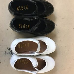 Bloch Toddler Black/White Tap Shoes
